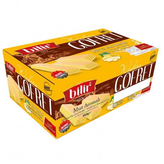 Muz Aromalı Gofret 450g Muz Aromalı Gofret 450g